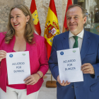 Cristina Ayala y Fernando Martínez-Acitores, la próxima alcaldesa y el vicealcalde, respectivamente.