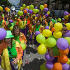 Cabalgata de peñas en las fiestas de San Pedro 2023.