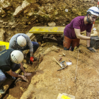 Imagen de la actual campaña de excavaciones en Atapuerca.