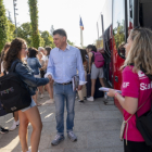 Vicente Marañón despide a los participantes de la primera edición del Proyecto Europa.