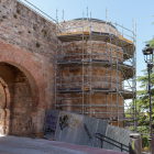 Obras de consolidación de la Muralla y de una parte del Arco de San Martín.