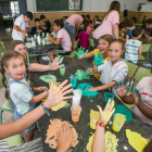 Los niños disfrutan con las actividades propuestas relacionadas con la magia y Harry Potter.