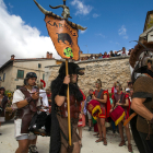 Celebración de la XXIII Fiesta Romana en Honor al Dios Baco, de Interés Turístico de Castilla y León, que se celebra en la localidad burgalesa de Baños de Valdearados.