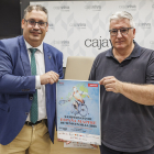 Germán Martínez, gerente de Fundación Caja Rural Burgos y Fernando Esteve, responsable del Club de Tenis Miranda