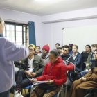 Una de las aulas de Accem cuya sede está en la Avenida Cantabria, 37.