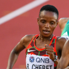 La atleta keniana Beatriz Chebet.