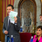 Daniel de la Rosa (PSOE) durante una de sus intervenciones en el Pleno de octubre.