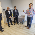Los responsables de Fundación Caja de Burgos han inaugurado el nuevo bloque de su residencia de mayores.