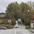 Cruce de la subida a Cortes desde la zona de Las Veguillas, desde donde partirá el nuevo acceso peatonal que planifica el Ayuntamiento de Burgos.