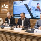 Responsables de FAE y el Colegio de Médicos de Burgos han presentado el estudio sobre las bajas por IT en la provincia.