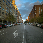 Calle Federico García Lorca, de Gamonal, donde varios portales están incluidos en el padrón de la ITE de 2023.