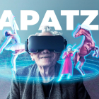 Imagen promocional de Papatzo, una creación audiovisual inmersiva que permitirá recuperar las sensaciones de la música, la danza y la naturaleza en personas internas en residencias y centros hospitalarios.