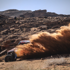 Cristina Gutierrez (ESP) and Pablo Moreno Huete (ESP)  race during stage 01 of Rally Dakar
2024 from Al Ula to Al Henakiyah, Saudi Arabia on January 06, 2024