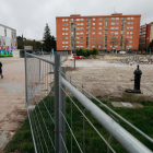 Las obras en el parque Félix Rodríguez de la Fuente estarán paradas varias semanas.