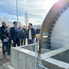 Suárez-Quiñones visita la depuradora de Torresandino.