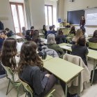 Imagen de una de las ponencias de los estudiantes.