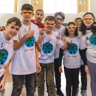 Un momento de la última edición de la First Lego League, en la Escuela Politécnica Superior de La Milanera.
