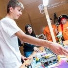 Un momento de la última edición de la First Lego League, en la Escuela Politécnica Superior de La Milanera.