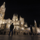 Imagen de la Catedral de Burgos con la nueva iluminación.
