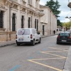 Calle Eduardo Martínez del Campo, en la capital burgalesa, que estaría incluida en la Zona de Bajas Emisiones.