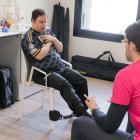 El equipo formado por los profesores Sergio Álvarez, María Martínez, Paula Rodríguez y Iago Portela, han analizado diferentes variables físicas de los participantes en el estudio.