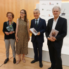 La directora general de Políticas Culturales de la Junta de Castilla y León, Inmaculada Martínez, ha presentado la programación del MEH acompañada por sus responsables, Aurora Martín y Juan Luis Arsuaga, y el delegado territorial de la Junta, Roberto Saiz.