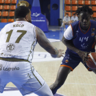 Abdou Thiam, durante un partido del Grupo Ureta Tizona Burgos.