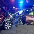 Brutal accidente en la avenida de Palencia.