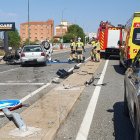 El accidente se produjo en la zona de la Aduana de Burgos.