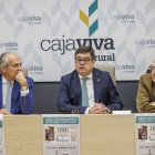 Julián Martínez Pantoja, Javier García Bueno y Miguel Ángel López en la presentación de la campaña.