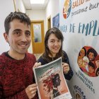 David Gómez y Sara Basurto, técnicos de Empleo de Prosame Burgos.