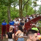 El acceso a La Quinta por la pasarela frente al campo de fútbol de El Plantío fue problemático.