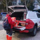 Miembros de Cruz Roja se desplazan a Valencia.