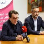 José María Tapia y Luis María Arnáiz, en la presentación del tercer Congreso de Derecho Concursal Ciudad de Burgos.