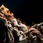 Alumnos de la Escuela Profesional de Danza 'Ana Laguna' durante uno de sus espectáculos.
