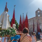 La ermita de Montes Claros recibió en verano a los vecinos de la Merindad de Río.Ubierna.