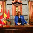 La alcaldesa en el pleno municipal del pasado viernes 22 de noviembre.
