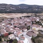 Imágen aérea de la localidad de Hortigüela.