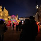 Evanescente a los piés de la Catedral.