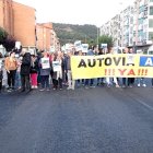 Concentración en Belorado, el pasado mes de septiembre, para exigir la finalización de la A-12.