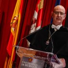 José Miguel García, nuevo rector de la UBU, en su toma de posesión.