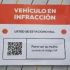 Multa falsa depositada en coches aparcados en Burgos.