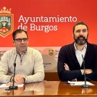 Julio César Arnaiz y Daniel Garabito, en la rueda de prensa tras el consejo de Urbanismo.
