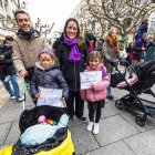 Instante de la manifestación organizada por Madres de la Leche por el 8M.
