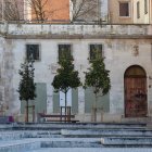 Vista del edificio municipal que albergó el restaurante Asador de Aranda y donde el PP quiere desarrollar un centro dedicado a la gastronomía y el vino.