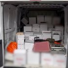 Imagen de parte de la mercancía sustraída