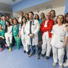 En la imagen parte del equipo de sanitarios de Urgencias que hicieron frente a la Covid en siete oleadas diferentes durante dos aos.