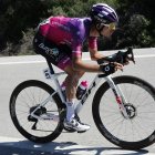 David Delgado, durante la pasada Vuelta a Andalucía.