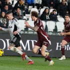 Edu Espiau, durante el partido contra el Albacete.