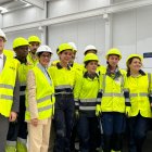 La ministra en su visita Ávita